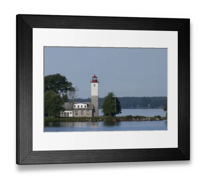 Framed Print : New York State, Ogdensburg. Ogdensburg lighthouse located at the confluence of the St Framed Print : New York State, Ogdensburg. Ogdensburg lighthouse located at the confluence of the St
