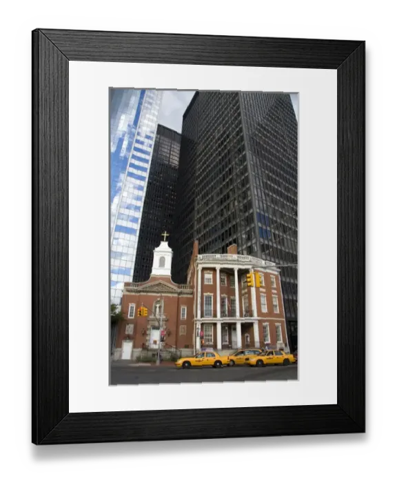 Framed Print : The Shrine of St. Elizabeth Ann Seton at Our Lady of the Rosary Parish in lower Manhattan