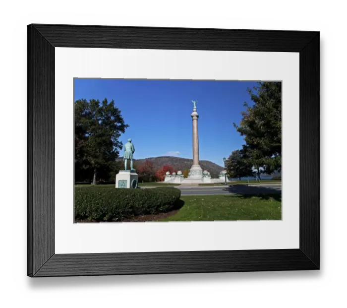 Framed Print : Viewing the grounds at West Point NY