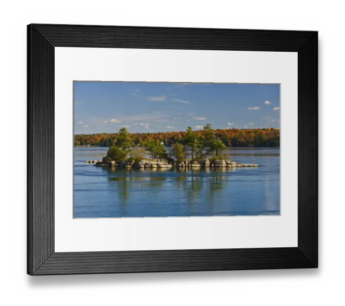 Framed Print : Sailing down The St. Lawrence River taking in the sights of the 1000 island experience