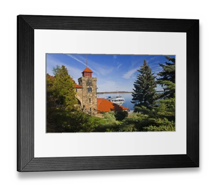 Framed Print : USA, New York, Dark Island, Singer Castle Framed Print : USA, New York, Dark Island, Singer Castle