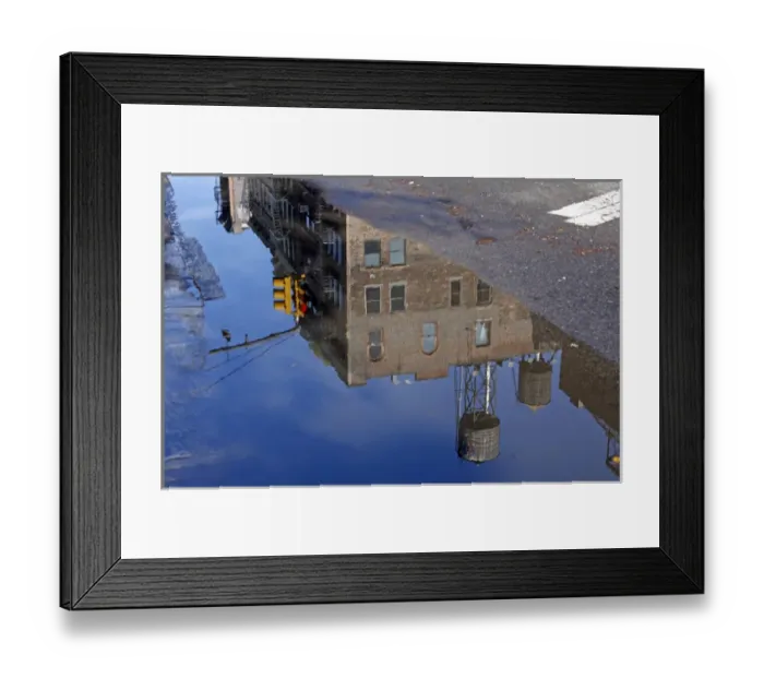 Framed Print : In New York City. Reflection Framed Print : In New York City. Reflection