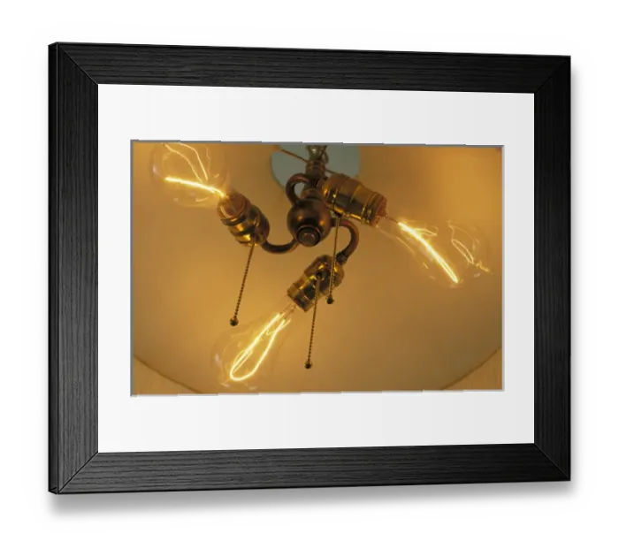 Framed Print : North America, USA, New York, Rochester. George Eastman House, filament light bulbs