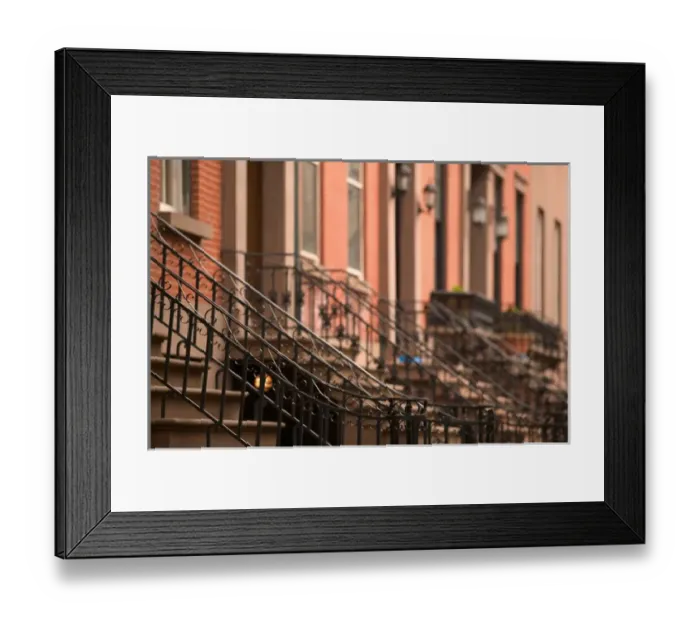 Framed Print : USA-New York-New York City-Brooklyn: Brooklyn Heights-Brownstones / Henry Street Framed Print : USA-New York-New York City-Brooklyn: Brooklyn Heights-Brownstones / Henry Street
