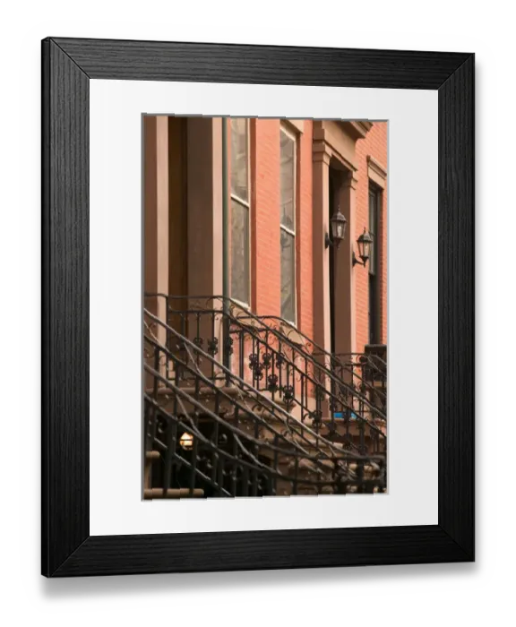 Framed Print : USA-New York-New York City-Brooklyn: Brooklyn Heights-Brownstones / Henry Street Framed Print : USA-New York-New York City-Brooklyn: Brooklyn Heights-Brownstones / Henry Street