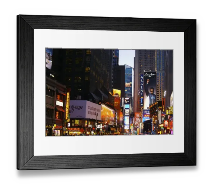 Framed Print : North America, USA, New York, New York City, Manhattan. The lights of Times Squarem Framed Print : North America, USA, New York, New York City, Manhattan. The lights of Times Squarem