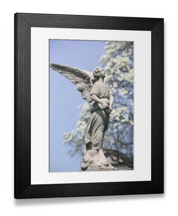 Framed Print : USA, New York, New York City, Brooklyn: Greenwood Heights, GREENWOOD CEMETERY, Winged Framed Print : USA, New York, New York City, Brooklyn: Greenwood Heights, GREENWOOD CEMETERY, Winged