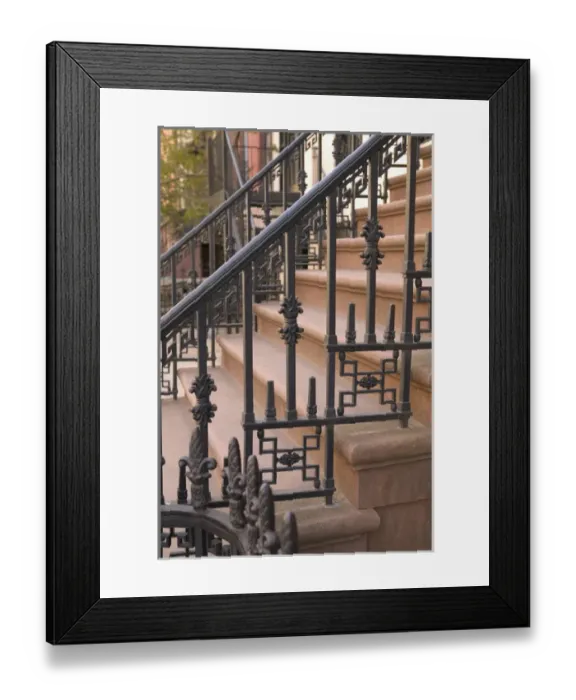 Framed Print : USA-New York-New York City-Manhattan: Greenwich Village-Ornate Staircase Detail Morton Framed Print : USA-New York-New York City-Manhattan: Greenwich Village-Ornate Staircase Detail Morton