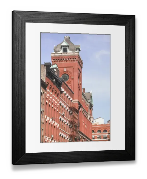 Framed Print : USA, New York, New York City, Manhattan: Tribeca, Loft Buildings & New York Mercantile