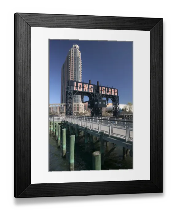 Framed Print : USA-New York-New York City-Queens: Long Island City-Long Island City Ferry Piers Framed Print : USA-New York-New York City-Queens: Long Island City-Long Island City Ferry Piers
