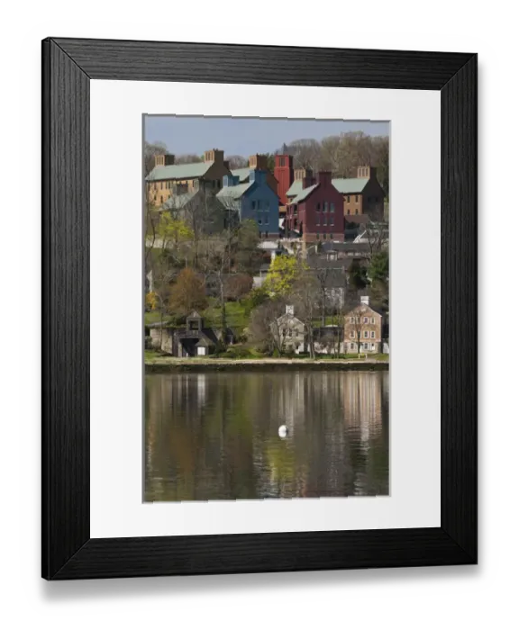 Framed Print : USA, New York, Huntington. View of Cold Spring Harbor towards Cold Spring Harbor Framed Print : USA, New York, Huntington. View of Cold Spring Harbor towards Cold Spring Harbor