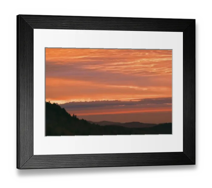 Framed Print : Sunrise in the southern Appalachian Mountains, from Grandfather Mountain, North Carolina Framed Print : Sunrise in the southern Appalachian Mountains, from Grandfather Mountain, North Carolina