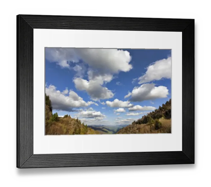 Framed Print : Clouds and Oconaluftee Valley, Great Smoky Mountains National Park, North Carolina Framed Print : Clouds and Oconaluftee Valley, Great Smoky Mountains National Park, North Carolina