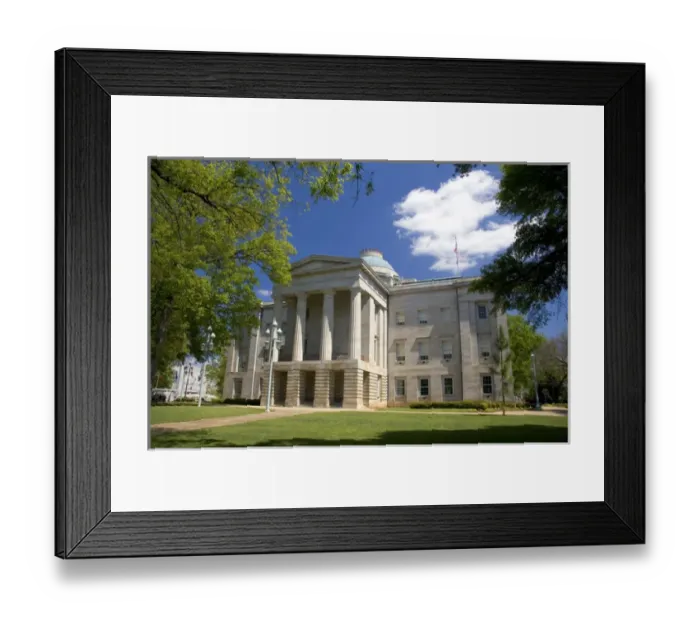 Framed Print : North Carolina State Capitol Building in Raleigh Framed Print : North Carolina State Capitol Building in Raleigh