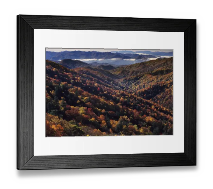Framed Print : North America, U. S. A. North Carolina, Great Smoky Mountains National Park, Striations