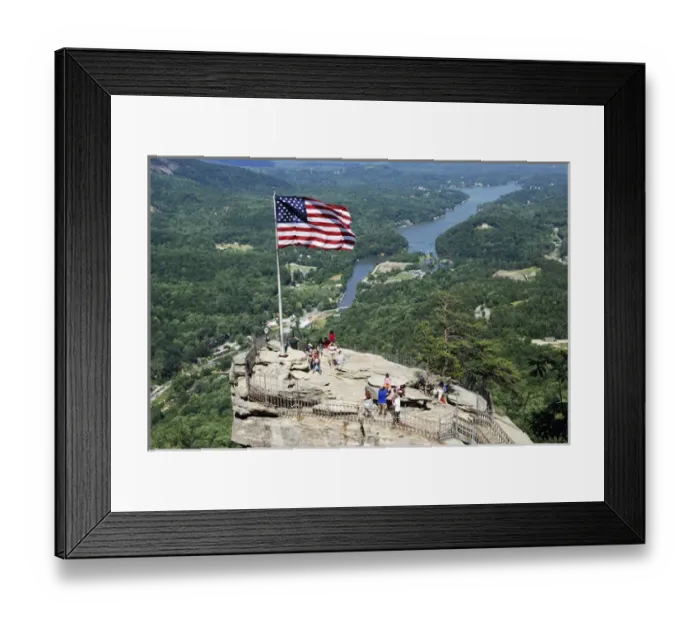 Framed Print : View of Chimney Rock and Lake Lure from the Opera Box, Chimney Rock State Park, Chimney Rock Framed Print : View of Chimney Rock and Lake Lure from the Opera Box, Chimney Rock State Park, Chimney Rock