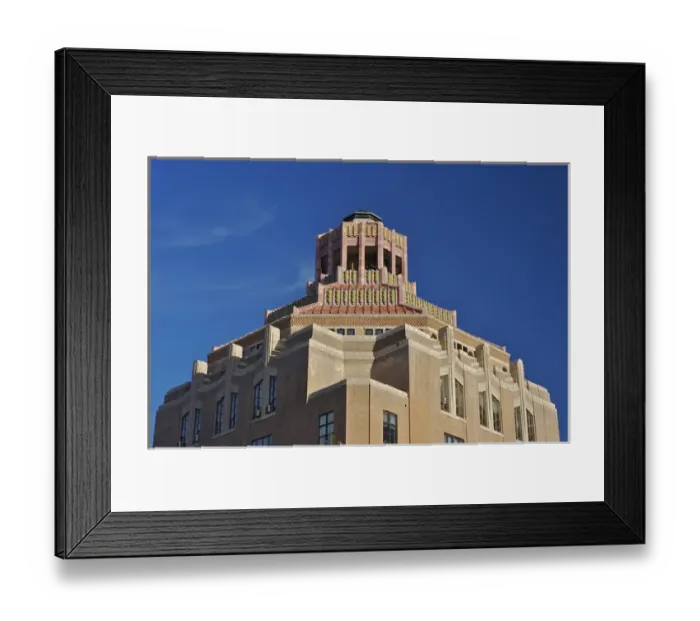 Framed Print : North America, United States, North Carolina, Asheville. Ashevilles City Hall