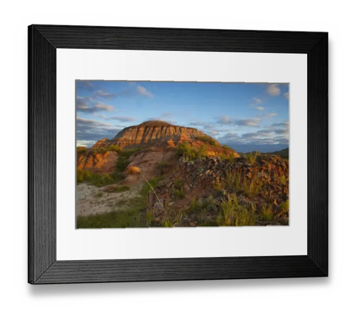 Framed Print : Colorful badlands at Theodore Roosevelt National Park, North Dakota, USA Framed Print : Colorful badlands at Theodore Roosevelt National Park, North Dakota, USA