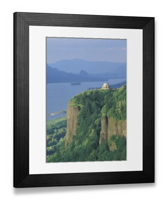 Framed Print : NA, USA, Oregon, Columbia River Gorge NSA View of Vista House from Chanticleer Point Framed Print : NA, USA, Oregon, Columbia River Gorge NSA View of Vista House from Chanticleer Point
