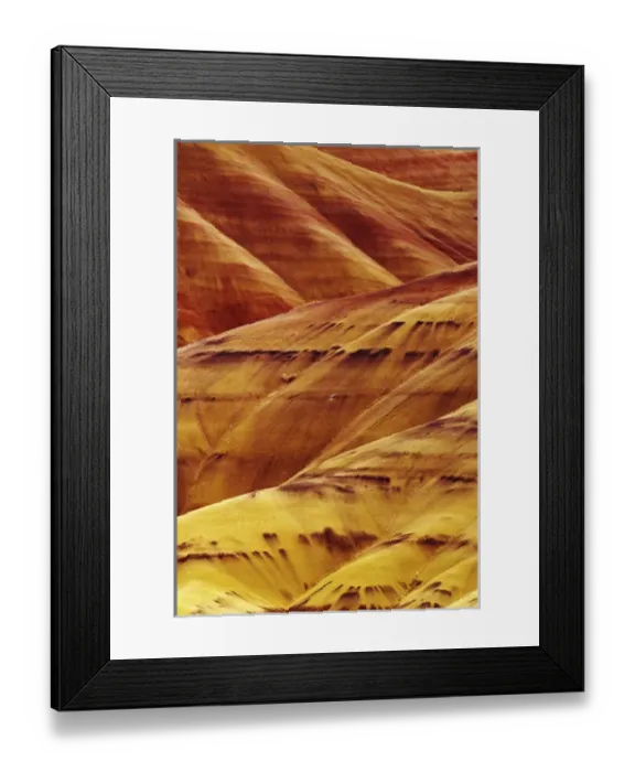Framed Print : Painted Hills, John Day Fossil Bed National Monument, OR Framed Print : Painted Hills, John Day Fossil Bed National Monument, OR
