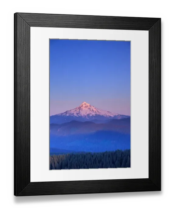 Framed Print : USA, Oregon, Columbia River Gorge National Scenic Area, Mount Hood, as seen Framed Print : USA, Oregon, Columbia River Gorge National Scenic Area, Mount Hood, as seen