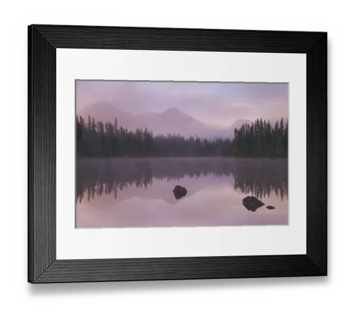 Framed Print : USA, Oregon, Willamette National Forest. Foggy sunrise on Scott Lake and Three Sisters mountains Framed Print : USA, Oregon, Willamette National Forest. Foggy sunrise on Scott Lake and Three Sisters mountains
