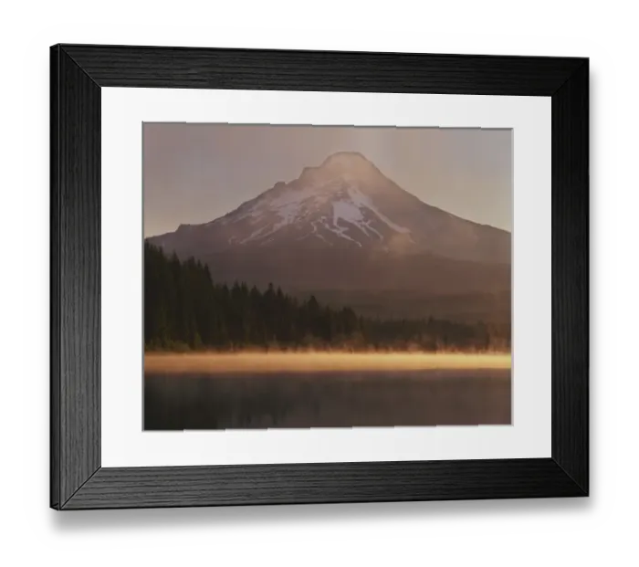 Framed Print : USA, Oregon, Mt. Hood National Forest, Mt. Hood from Trilliam Lake Framed Print : USA, Oregon, Mt. Hood National Forest, Mt. Hood from Trilliam Lake