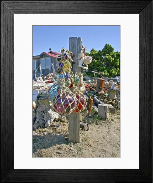 Framed Print : Home with nautical theme second hand sales Bandon Oregon Framed Print : Home with nautical theme second hand sales Bandon Oregon