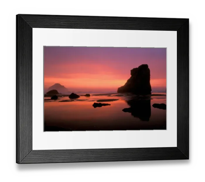 Framed Print : North America, USA, Oregon. Oregon coast at sunset Framed Print : North America, USA, Oregon. Oregon coast at sunset