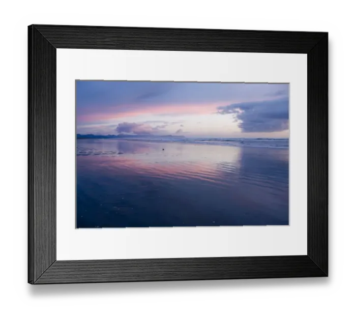 Framed Print : Beach during sunrise, Astoria, Oregon Framed Print : Beach during sunrise, Astoria, Oregon