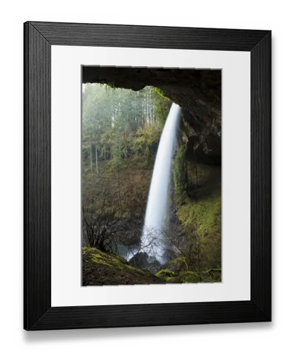 Framed Print : USA, Oregon, Silver Falls State Park, North Falls Framed Print : USA, Oregon, Silver Falls State Park, North Falls