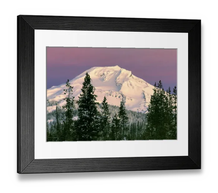 Framed Print : USA, Oregon, South Sister. Heavy winter snow on the South Sister in the Oregon Cascades Range Framed Print : USA, Oregon, South Sister. Heavy winter snow on the South Sister in the Oregon Cascades Range