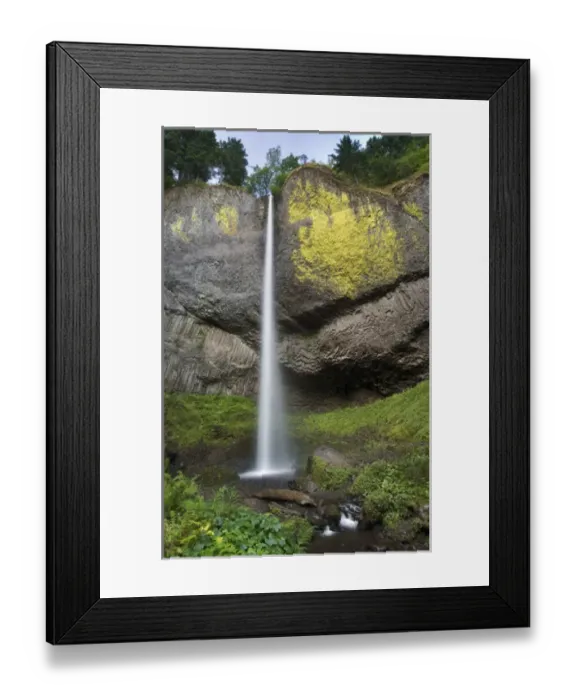 Framed Print : Latourell Falls, Columbia River Gorge, Oregon, USA