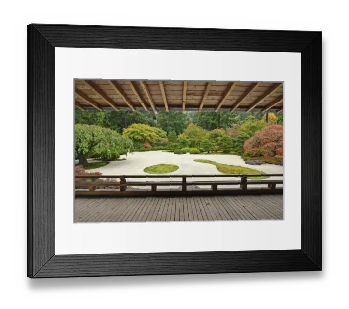Framed Print : USA, OR, Portland, Portland Japanese Garden