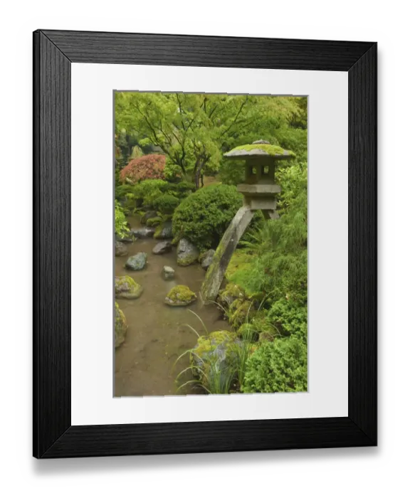 Framed Print : USA, OR, Portland, Portland Japanese Garden Framed Print : USA, OR, Portland, Portland Japanese Garden