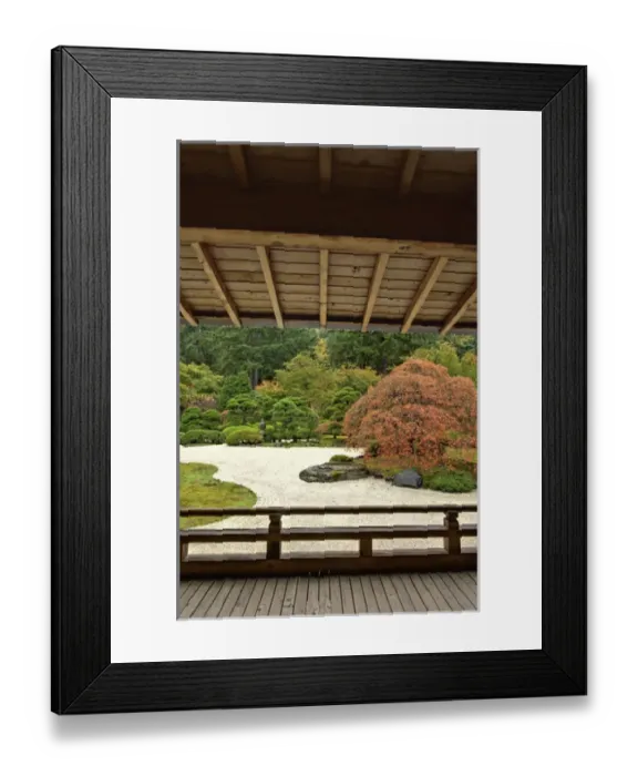 Framed Print : USA, OR, Portland, Portland Japanese Garden Framed Print : USA, OR, Portland, Portland Japanese Garden