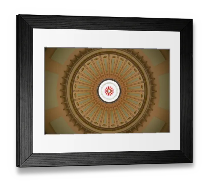 Framed Print : USA-Ohio-Columbus: Ohio State Capitol Rotunda / Dome Interior Framed Print : USA-Ohio-Columbus: Ohio State Capitol Rotunda / Dome Interior