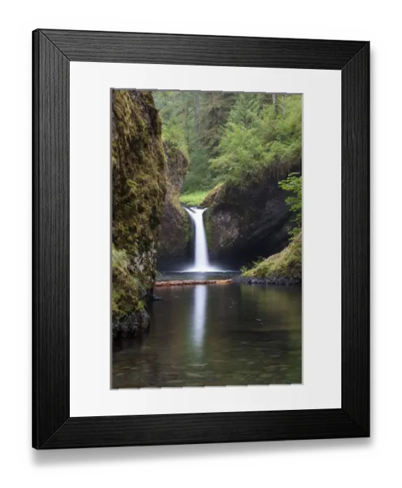 Framed Print : Eagle Creek waterfalls