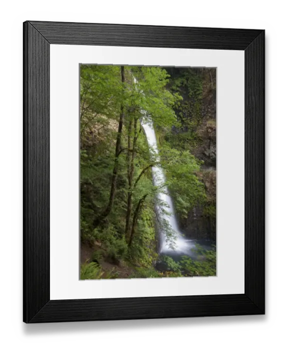 Framed Print : Eagle Creek waterfalls