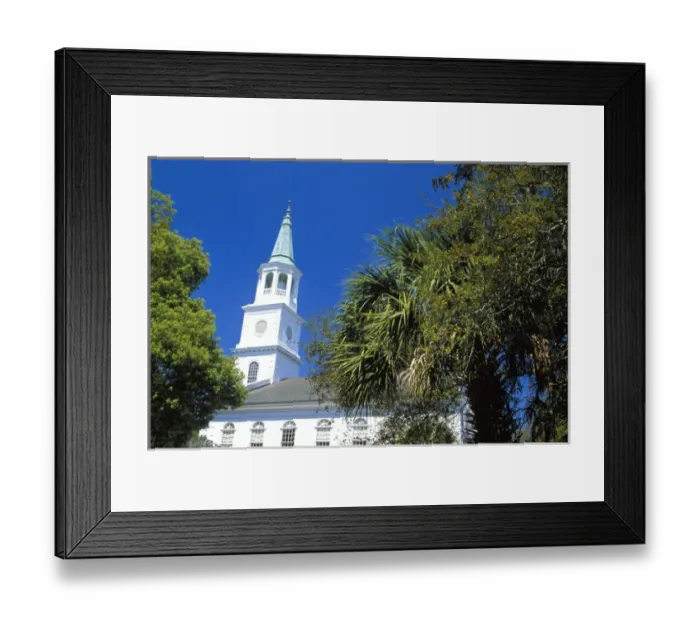 Framed Print : N. A. USA, South Carolina, Beaufort. St. Helenas Episcopel Church Framed Print : N. A. USA, South Carolina, Beaufort. St. Helenas Episcopel Church