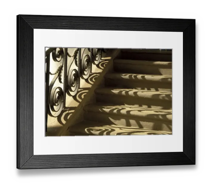 Framed Print : N. A. USA, South Carolina, Charleston. Wrought iron shadows Framed Print : N. A. USA, South Carolina, Charleston. Wrought iron shadows
