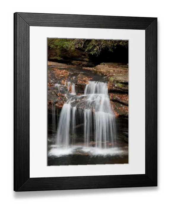 Framed Print : North America, USA, South Carolina, Table Rock State Park, waterfall