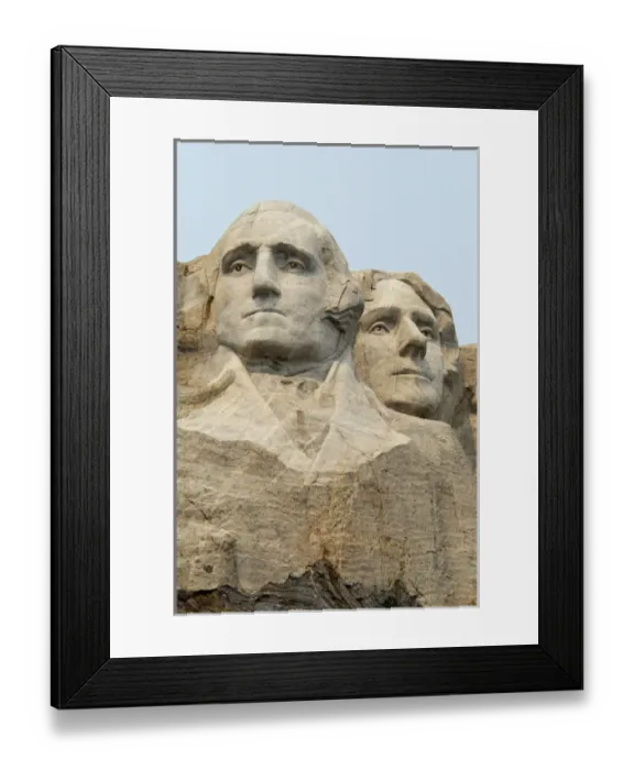 Framed Print : North America, USA, South Dakota, Mount Rushmore National Memorial. IMAGE RESTRICTED