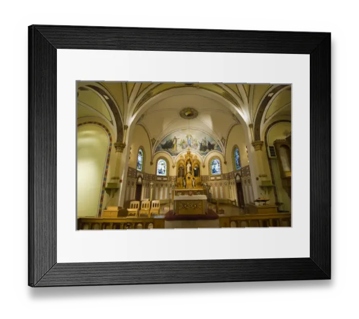Framed Print : St. Charles Borromeo Church, St. Francis, Rosebud Indian Reservation, South Dakota, USA Framed Print : St. Charles Borromeo Church, St. Francis, Rosebud Indian Reservation, South Dakota, USA