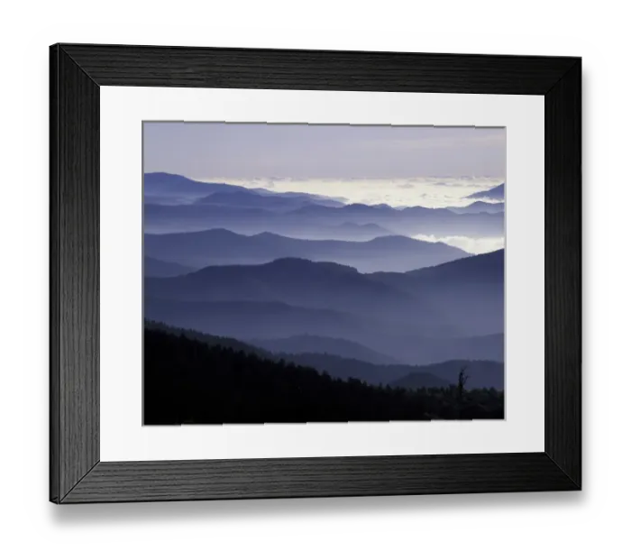 Framed Print : N. A. USA, Tennessee. Great Smokey Mountains National Park. Southern Appalachian Mountains at dawn Framed Print : N. A. USA, Tennessee. Great Smokey Mountains National Park. Southern Appalachian Mountains at dawn