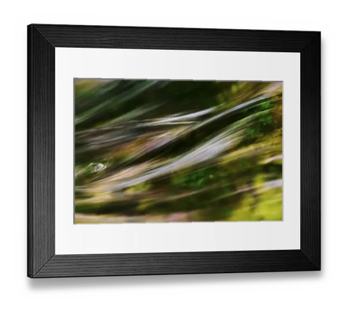 Framed Print : Flowing Water and reflection Little Pigeon River Great Smoky Mountains N. P. TN