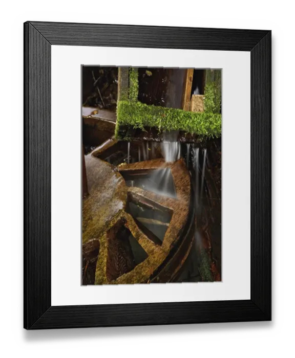 Framed Print : Water wheel at Tub Mill, Roaring Fork Motor Nature Trail, Great Smoky Mountains National Park Framed Print : Water wheel at Tub Mill, Roaring Fork Motor Nature Trail, Great Smoky Mountains National Park