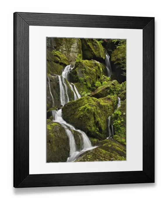 Framed Print : Seasonal cascade, Place of a Thousand Drips, Great Smoky Mountains National Park