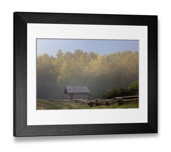 Framed Print : Dan Lawson Place at sunrise, Cades Cove, Great Smoky Mountains National Park, Tennessee Framed Print : Dan Lawson Place at sunrise, Cades Cove, Great Smoky Mountains National Park, Tennessee
