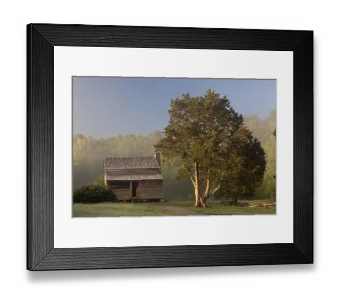 Framed Print : Dan Lawson Place at sunrise, Cades Cove, Great Smoky Mountains National Park, Tennessee Framed Print : Dan Lawson Place at sunrise, Cades Cove, Great Smoky Mountains National Park, Tennessee